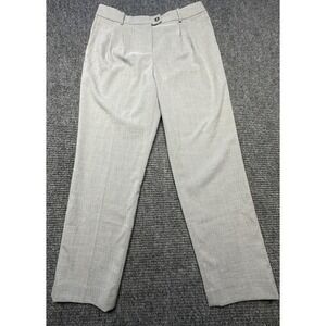Calvin Klein Pants Womens 10 Gray Dress Trousers Straight‎ Leg Stretch Office